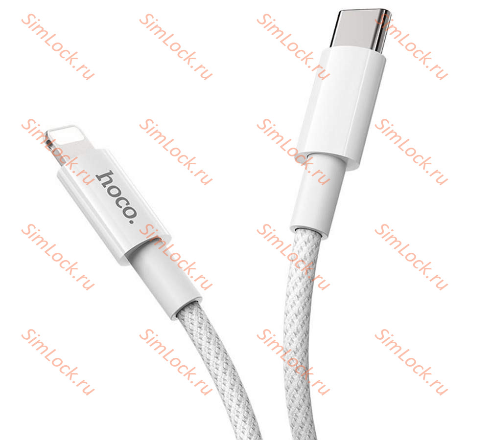 Кабель Type-C - Lightning HOCO X56 PD, 100см, белый