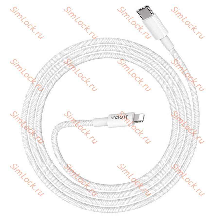 Кабель Type-C - Lightning HOCO X56 PD, 100см, белый