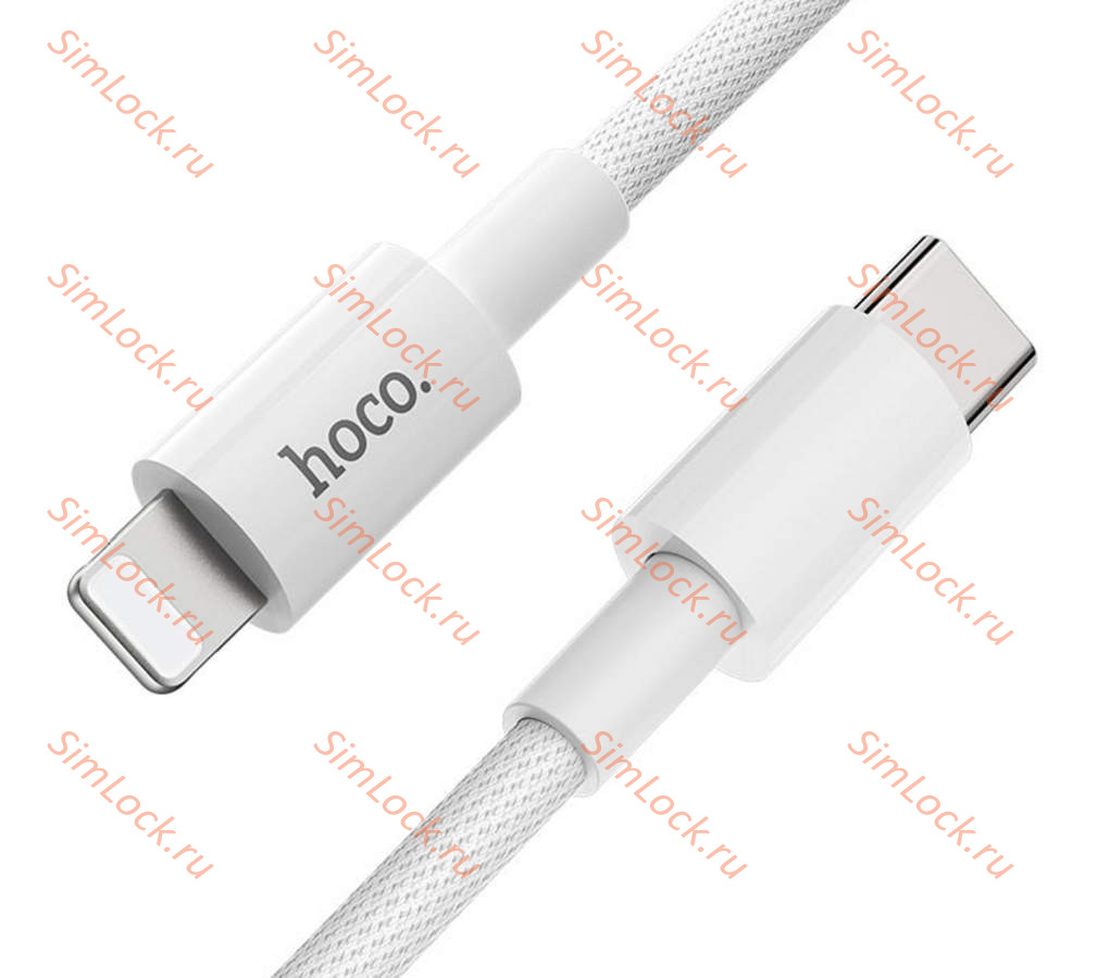 Кабель Type-C - Lightning HOCO X56 PD, 100см, белый