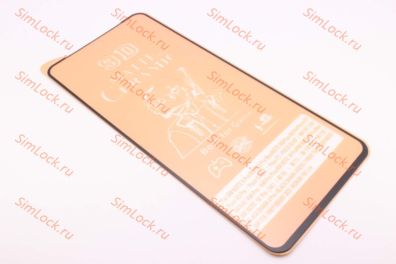 Защитная пленка Ceramic Xiaomi Redmi Note 9S, 9 Pro, 10 Pro, 11 Pro, Poco X3 Pro, Honor 10X Lite, Realme C55 и др,  матовая