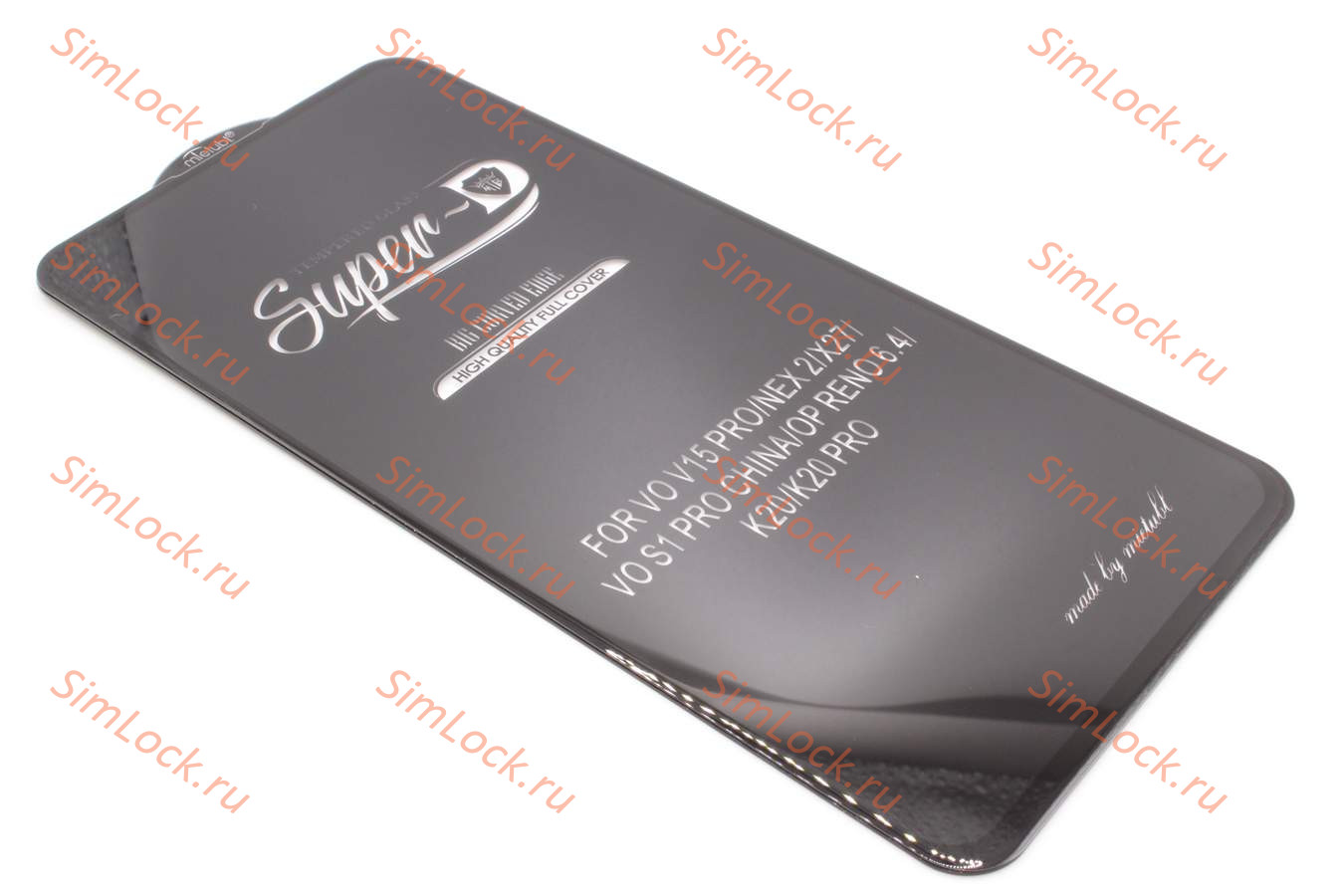 Защитное стекло Xiaomi Mi 9T, Mi9T, K20, черное, MTB Super-D