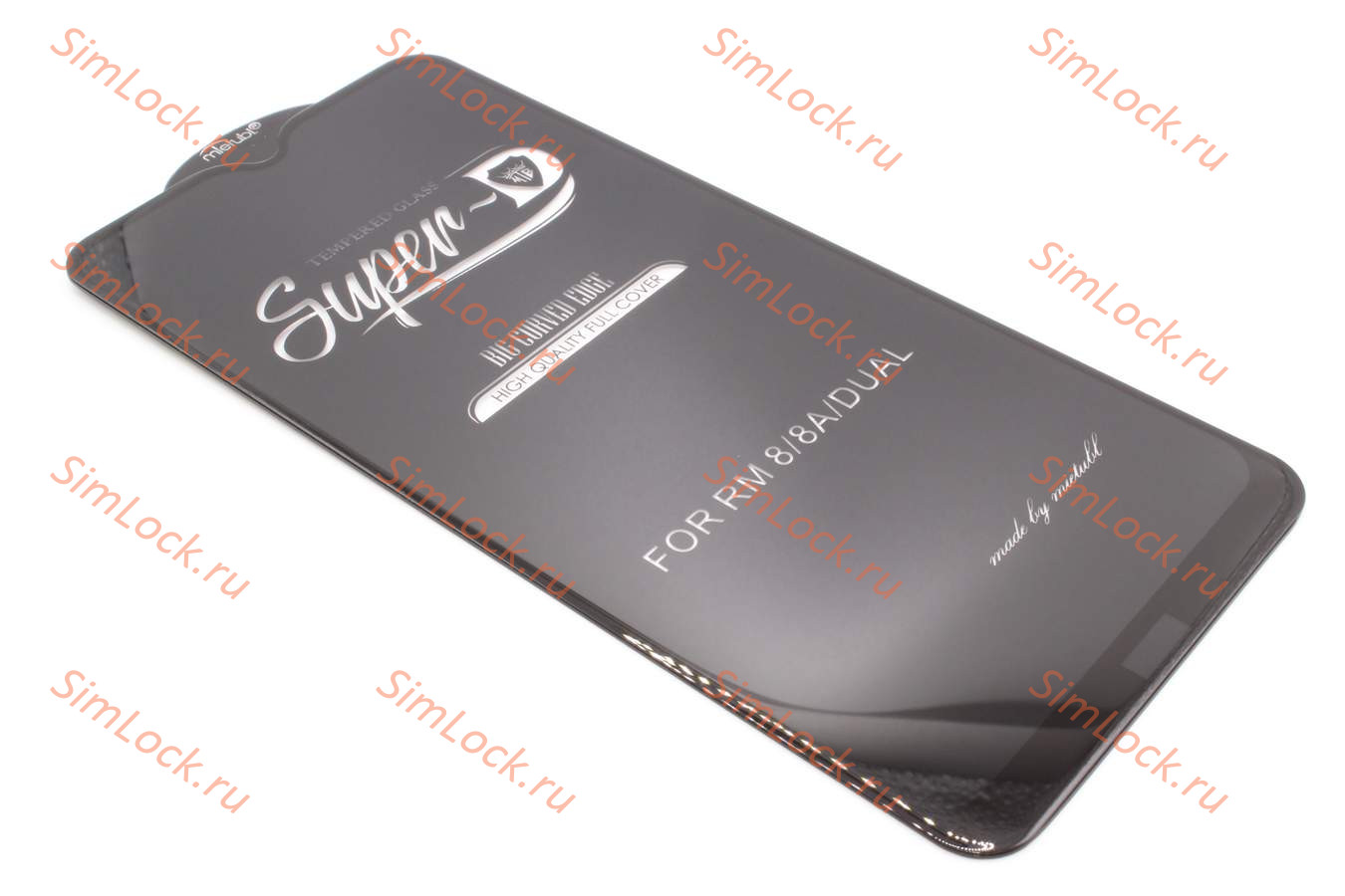 Защитное стекло Xiaomi Redmi 8, 8A, черное, MTB Super-D