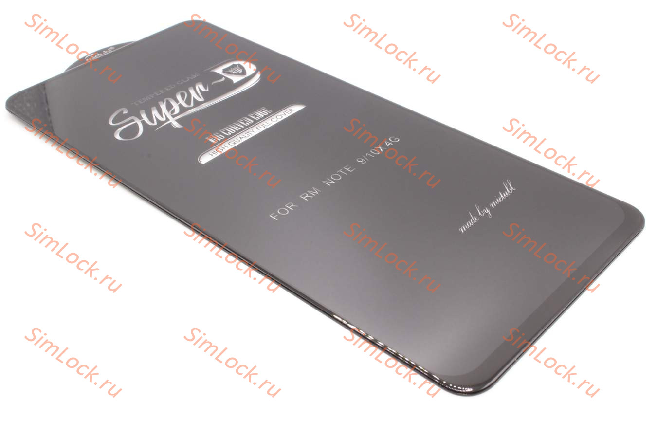 Защитное стекло Xiaomi Redmi Note 9, Redmi 10X, 11 Lite, 12 Lite, Samsung A11, черное, MTB Super-D