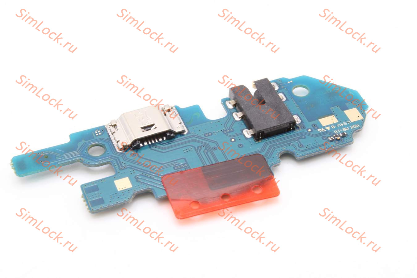 Нижняя плата (шлейф) Samsung A105FN Galaxy A10 NFC с разъемом зарядки, К-3