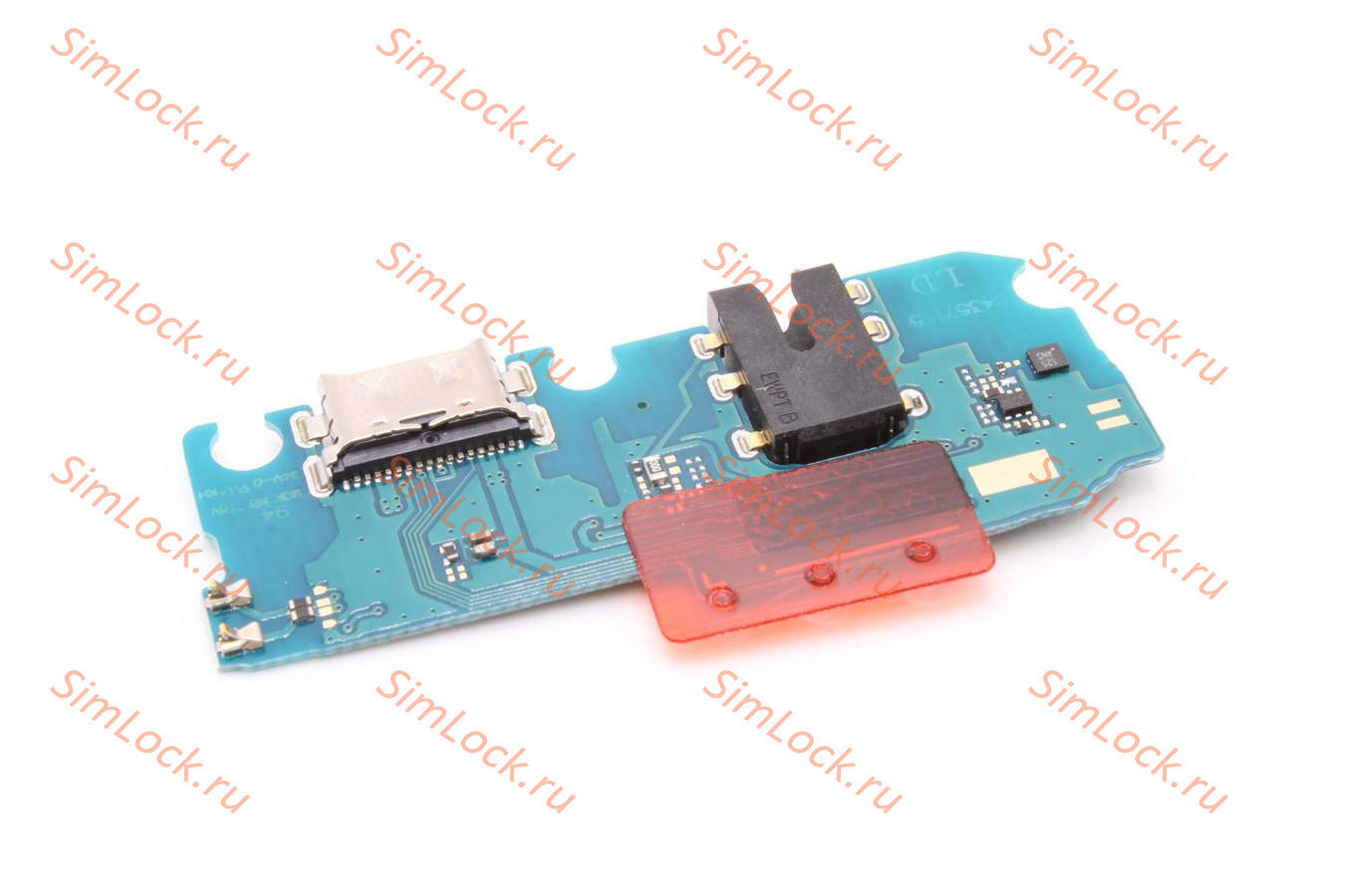 Нижняя плата (шлейф) Samsung A125F, M127F, Galaxy A12, M12 с разъемом зарядки, К-3