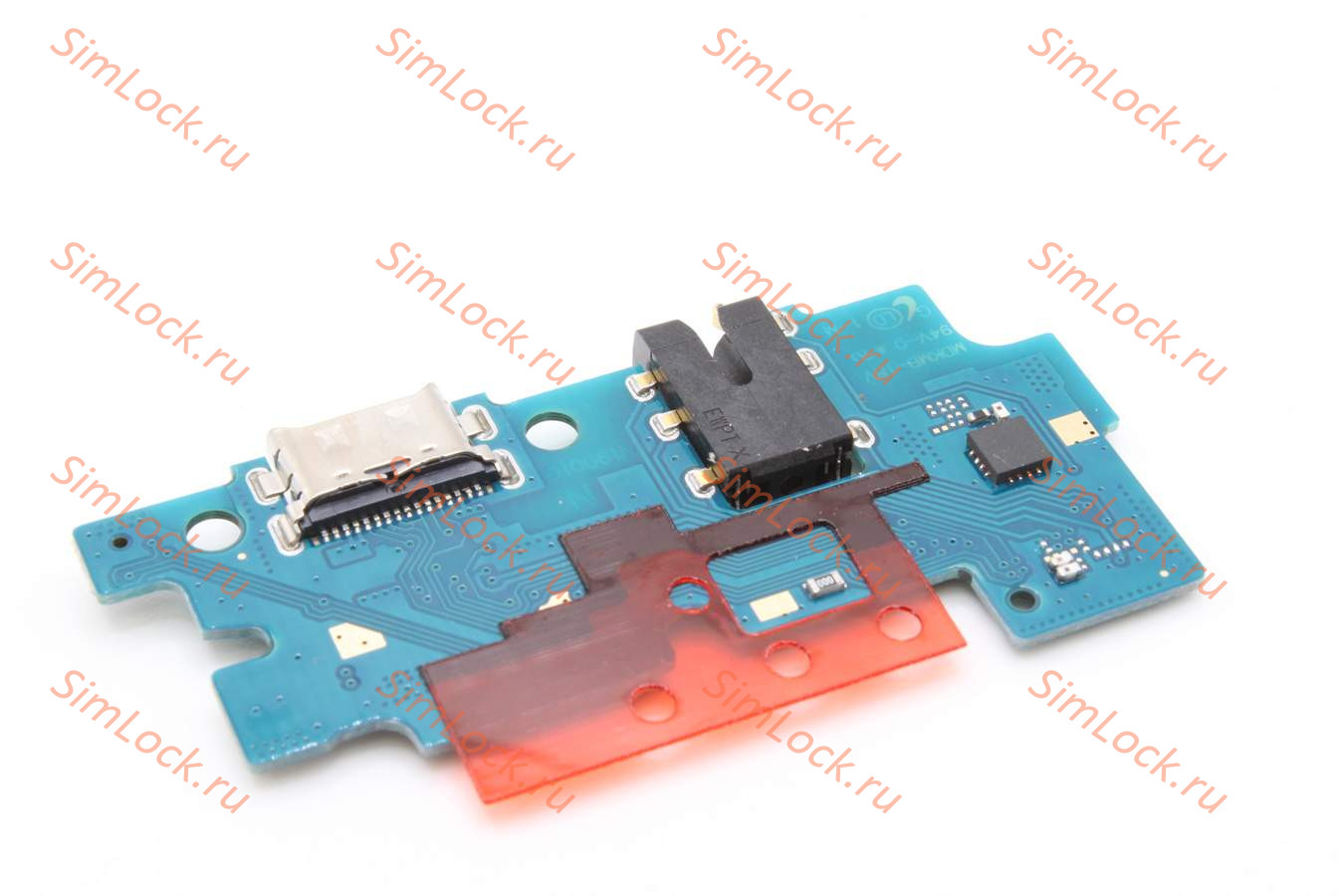 Нижняя плата (шлейф) Samsung A505 Galaxy A50 (2019) с разъемом зарядки, К-3