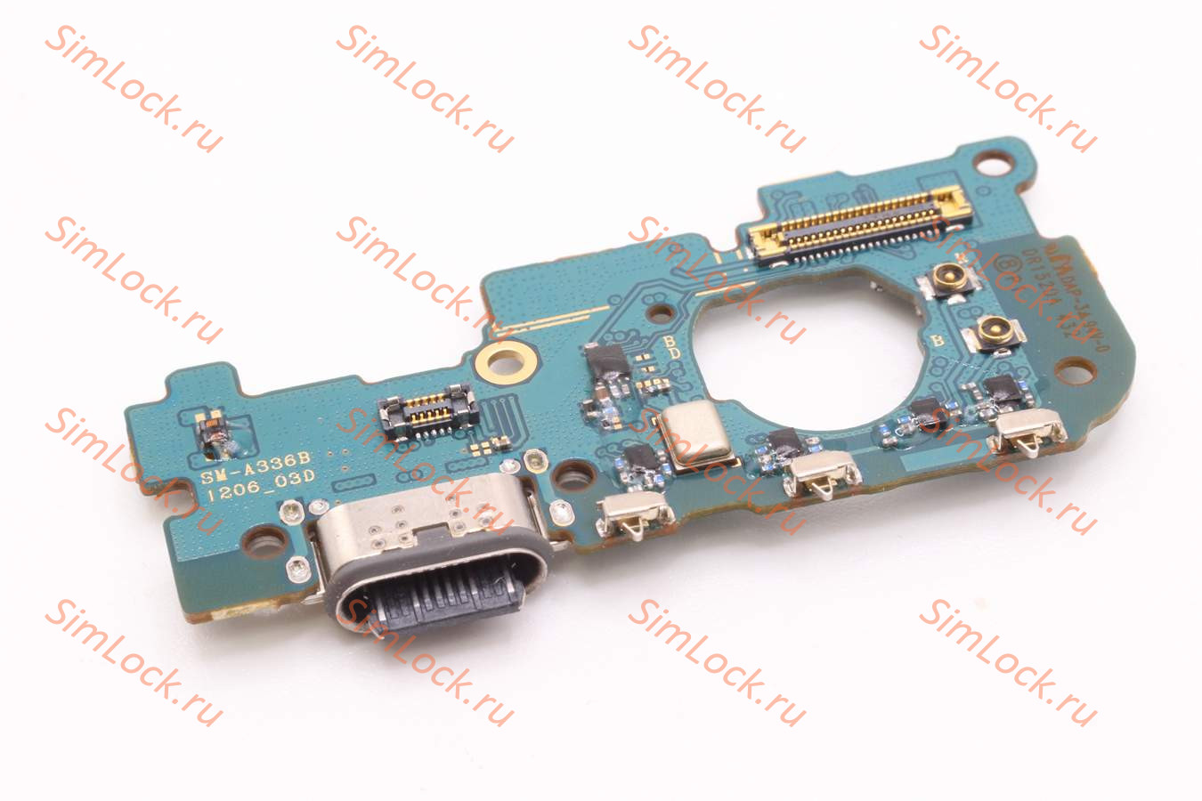 Нижняя плата (шлейф) Samsung A336B Galaxy A33 с разъемом зарядки, К-1