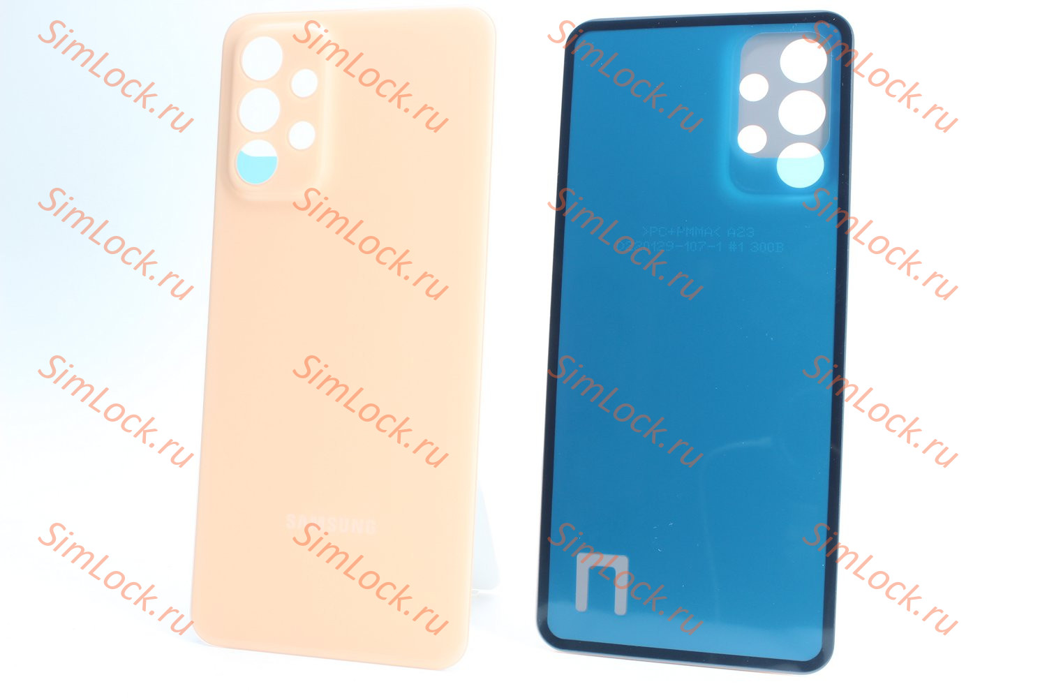 Задняя крышка Samsung A235F Galaxy A23, оранжевый, К-1