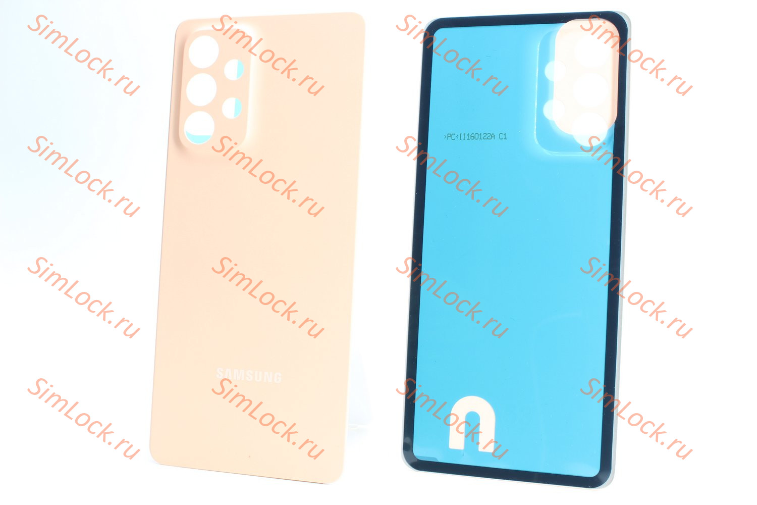 Задняя крышка Samsung A536E Galaxy A53, оранжевый, К-1