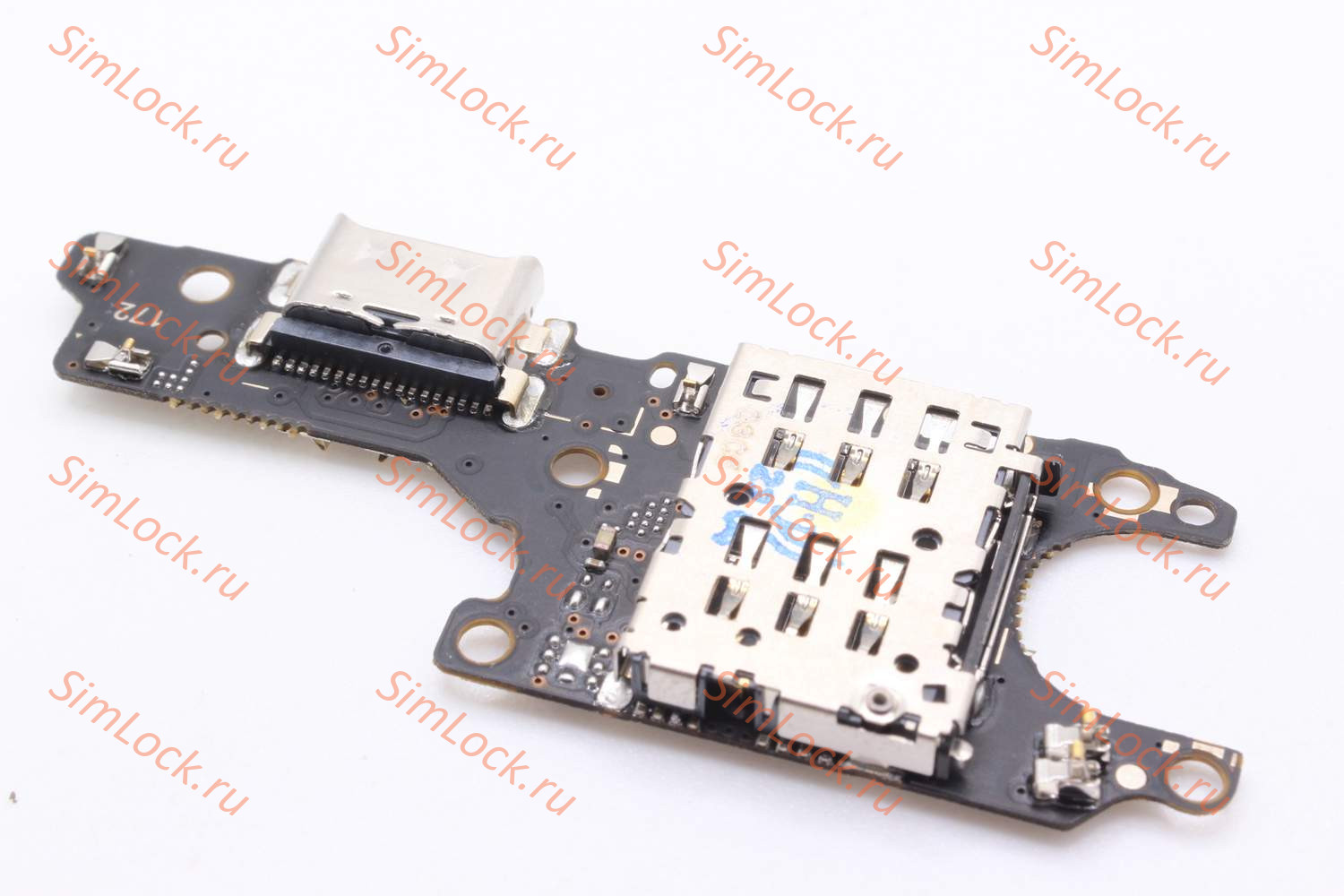 Нижняя плата (шлейф) Honor 50 (NTH-NX9) с разъемом зарядки и считывателем SIM, К-4