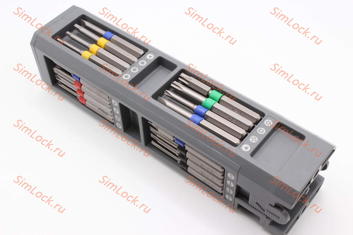 Отвертка 32 в 1, магнитные биты, алюминиевый бокс, пинцет, лопатка