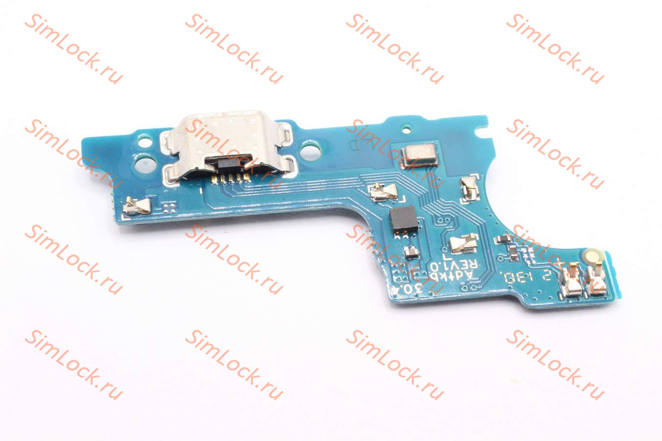 Нижняя плата (шлейф) Samsung A015F, M015F, Galaxy A01, M01 с разъемом зарядки, К-3