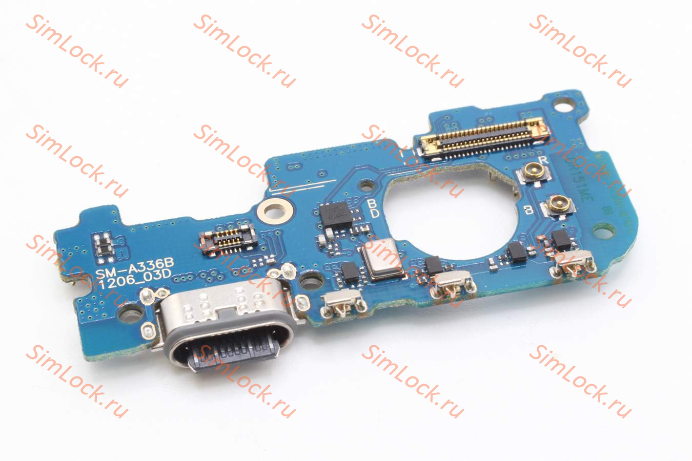 Нижняя плата (шлейф) Samsung A336B Galaxy A33 с разъемом зарядки, К-3