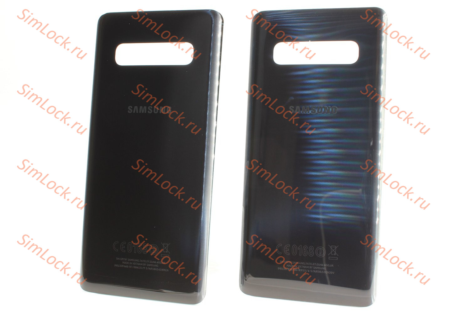 Задняя крышка Samsung SM-G975 Galaxy S10 Plus, черный, К-2