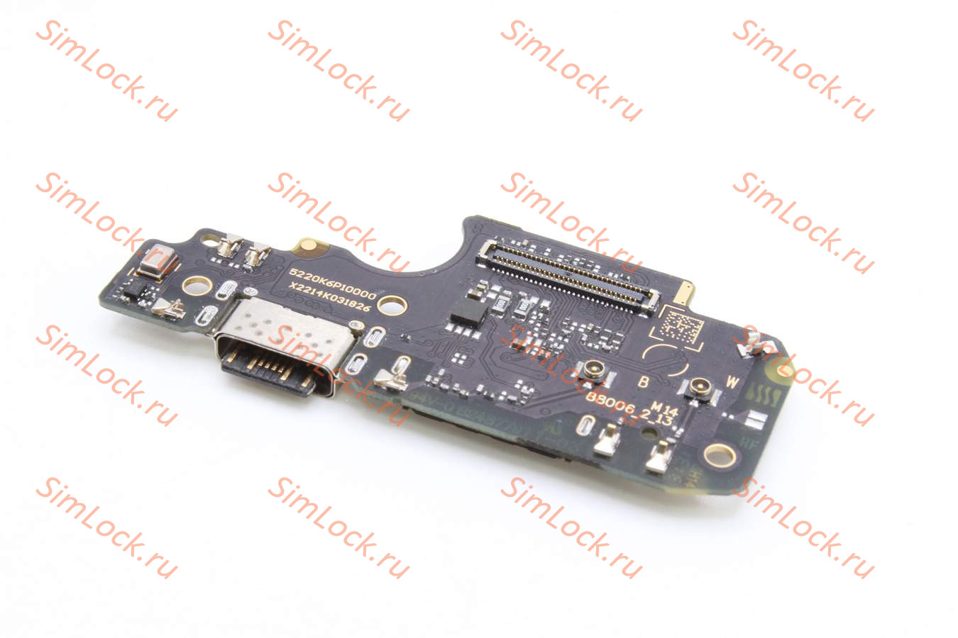 Нижняя плата (шлейф) Xiaomi Redmi Note 11 Pro 4G/5G, Poco X4 Pro 5G с разъемом зарядки и считывателем SIM, К-1