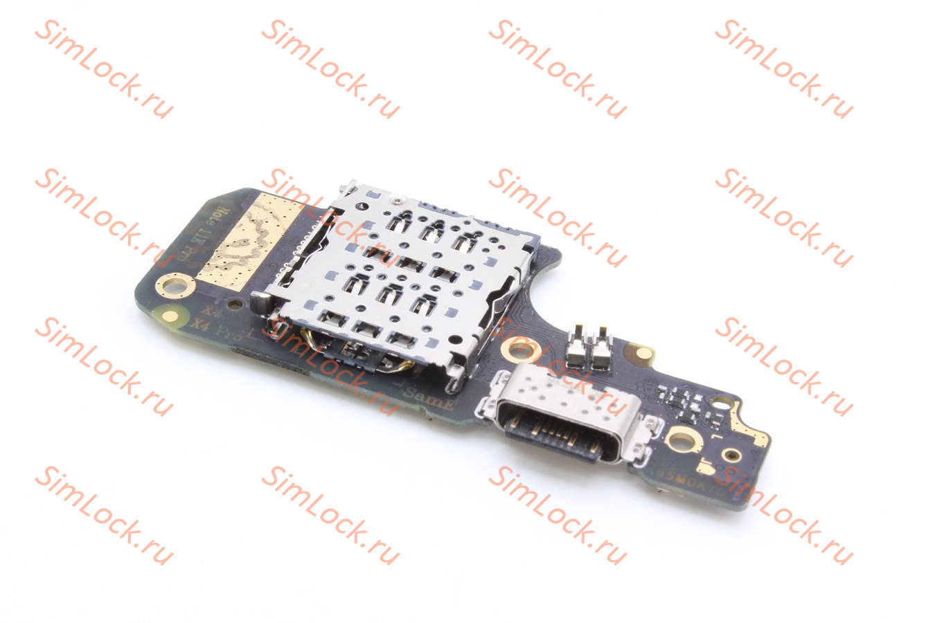 Нижняя плата (шлейф) Xiaomi Redmi Note 11 Pro 4G/5G, Poco X4 Pro 5G с разъемом зарядки и считывателем SIM, К-1