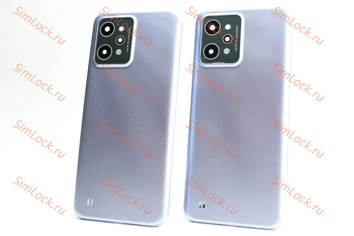 Задняя крышка Realme C31 (RMX3501) со стеклом камеры, серебристый, К-1