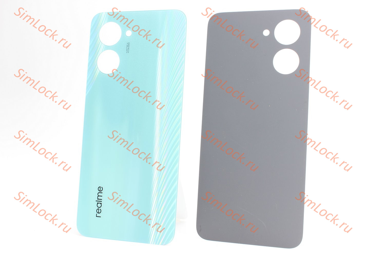 Задняя крышка Realme C33 (RMX3624), голубой, К-1