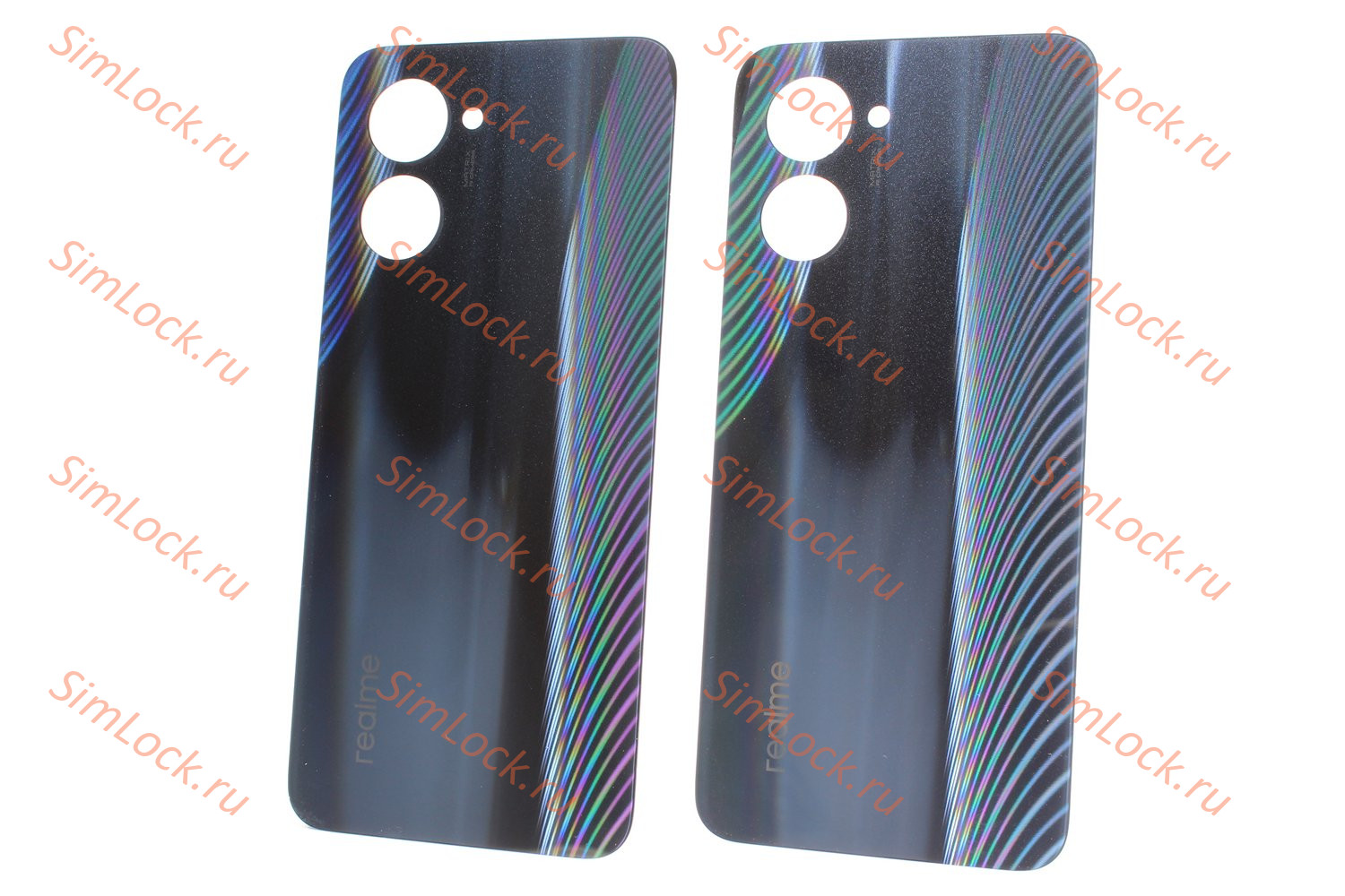 Задняя крышка Realme C33 (RMX3624), черный, К-1