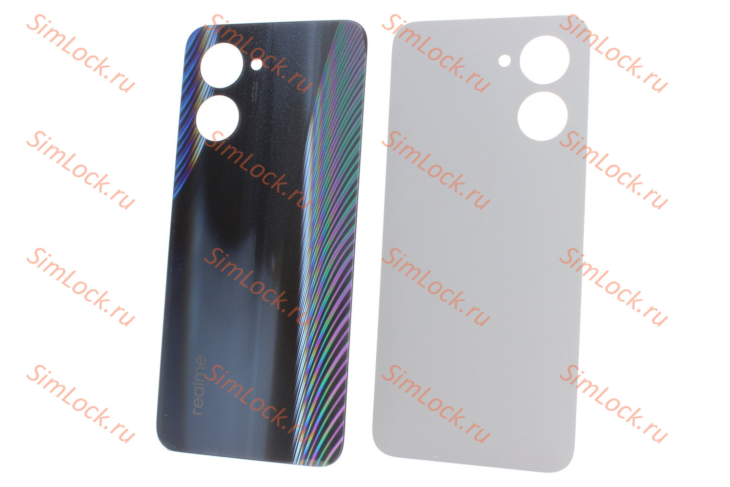 Задняя крышка Realme C33 (RMX3624), черный, К-1