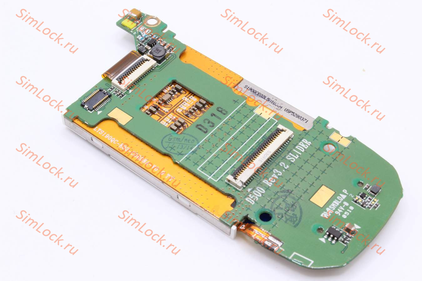 Дисплей Samsung D500, дисплей на подложке