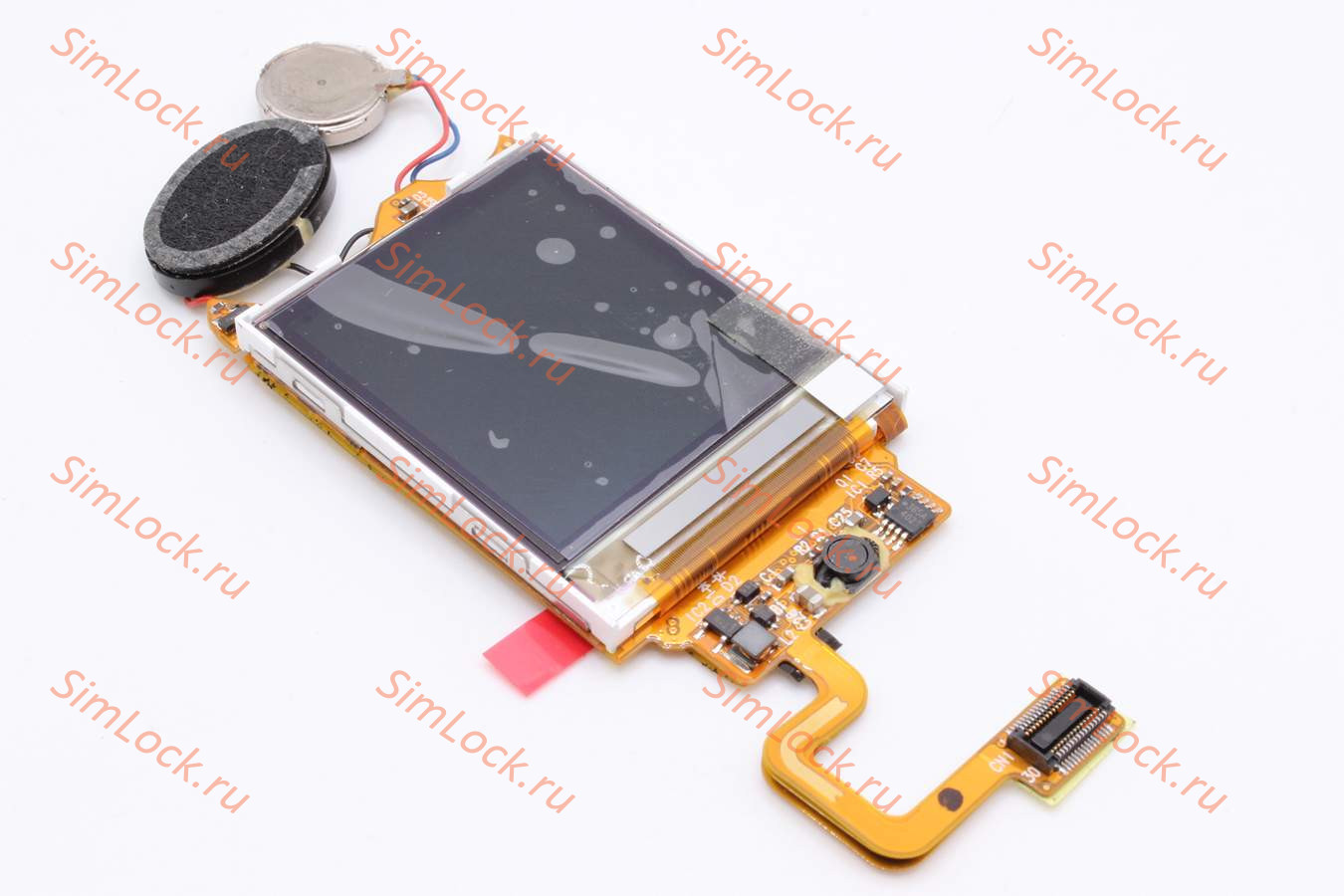 Дисплей Samsung T400, модуль в сборе 2 дисплея с полифоническим динамиком и вибромотором, оригинал