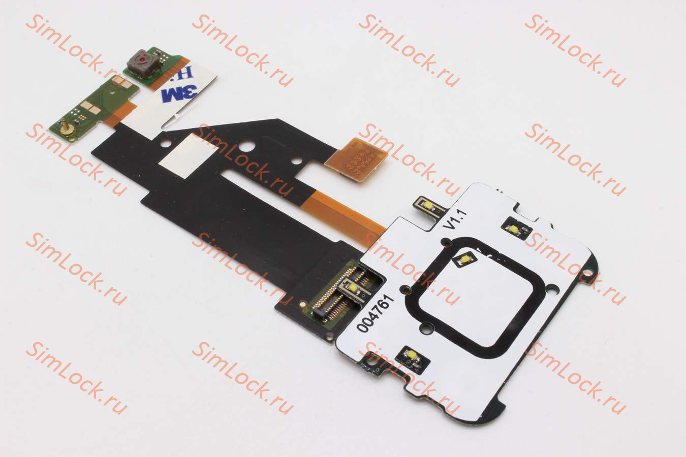 Шлейф Nokia 5610 межплатный с подложкой функциональной клавиатуры и заглушкой вместо камеры