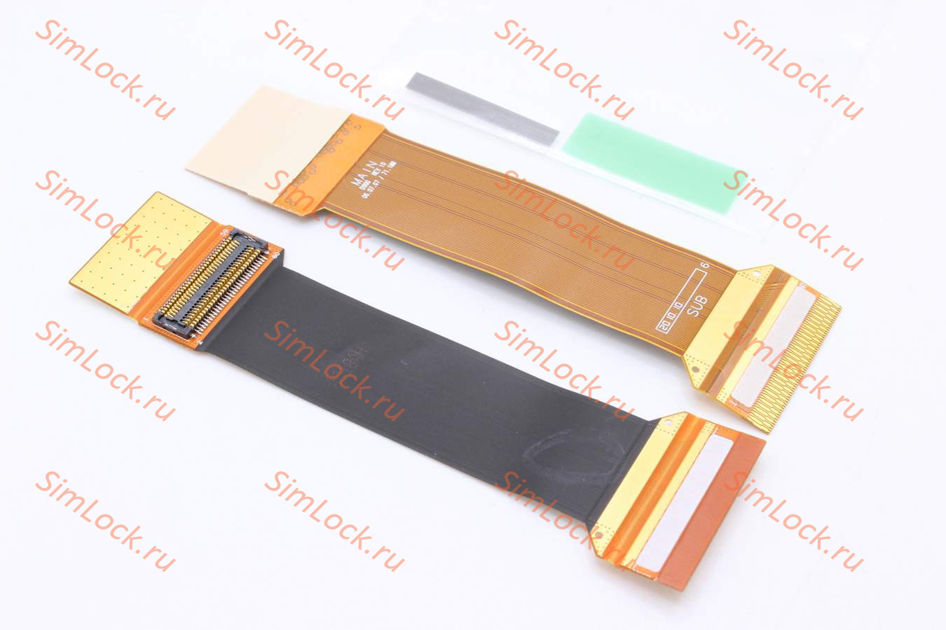 Шлейф Samsung D900 - версия с коннектором оригинал, с установочными компонентами