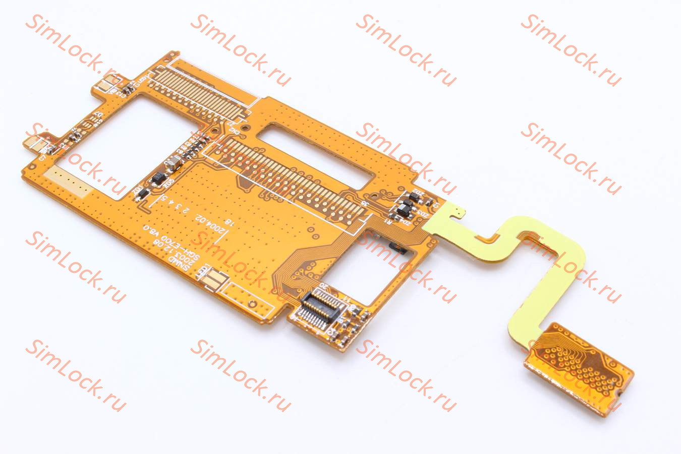 Шлейф Samsung E700 с компонентами