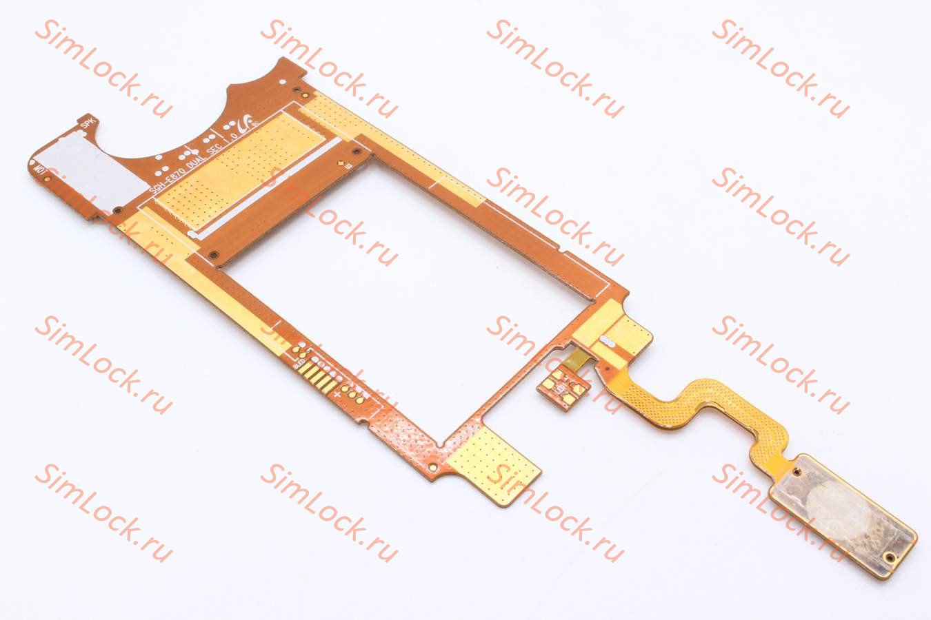 Шлейф Samsung E870 с компонентами, ориг