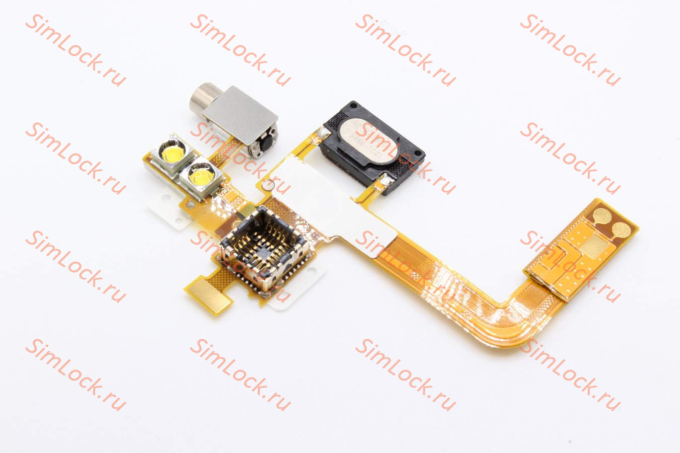 Шлейф Sony Ericsson C510 шлейф с разъемом камеры, динамиком, вспышкой и вибромотором, ориг