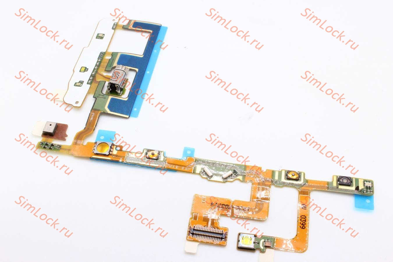 Шлейф Sony Ericsson U5i (Vivaz) шлейф кнопок с вибро, микрофоном, вспышкой