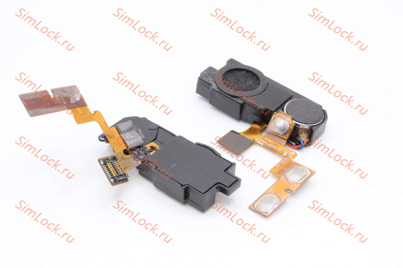 Динамик полифонический Samsung F480, модуль в сборе c кнопками громкости и включения, ориг