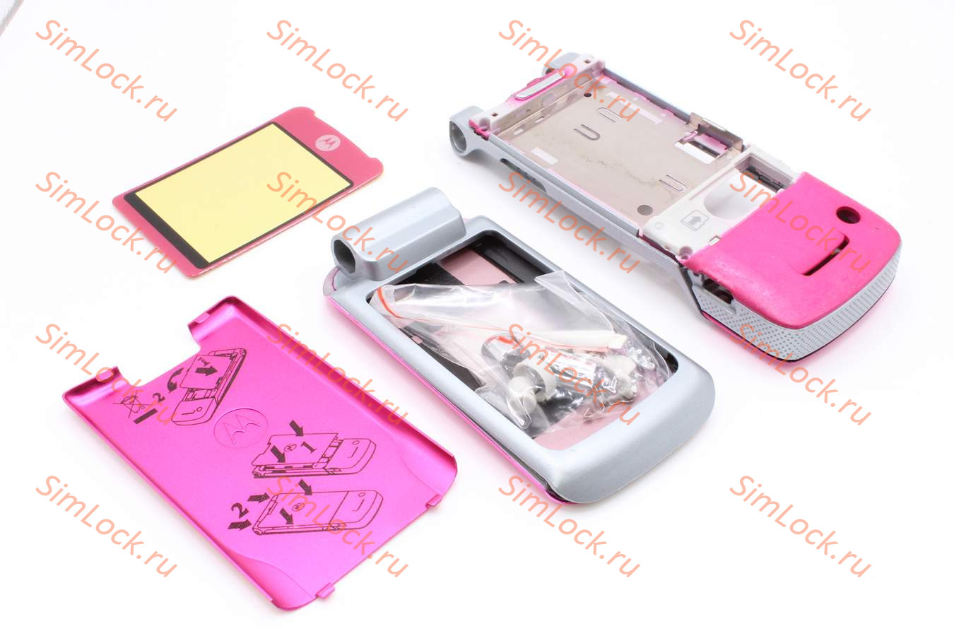 Motorola K1 - корпус, цвет розовый