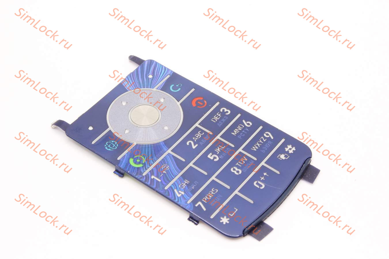 Motorola K1 - клавиатура, цвет синий, подсветка только англ