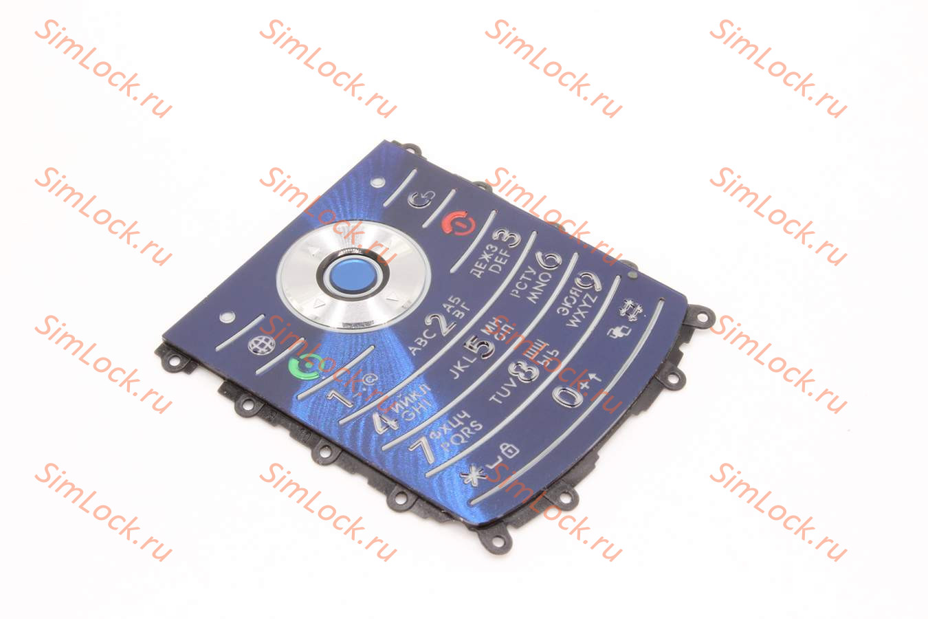 Motorola L7e - клавиатура, цвет синий