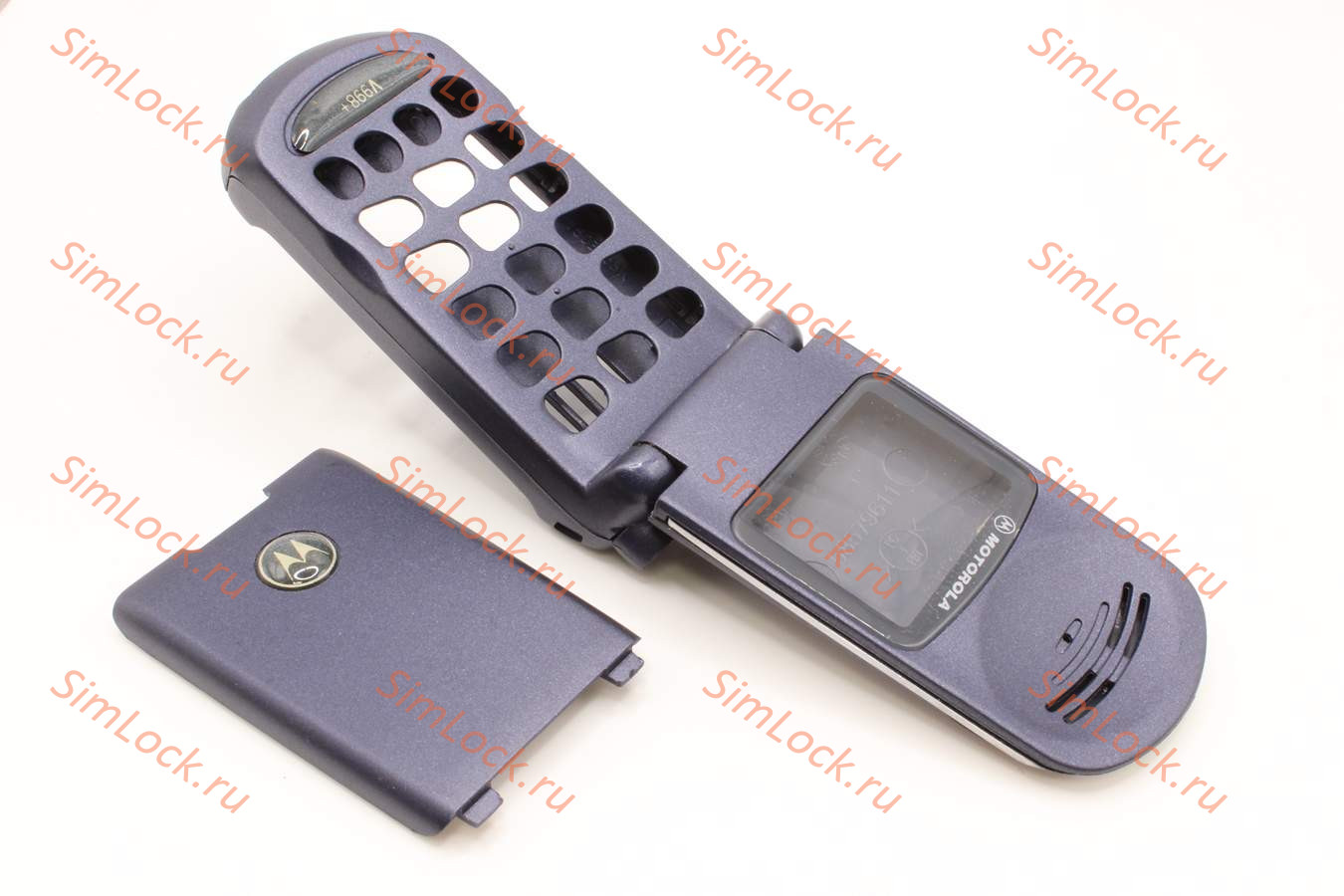 Motorola V3688/V3690/V50 - корпус, цвет синий купить по цене 1500 р. в  Челябинске - интернет магазин SimLock.ru