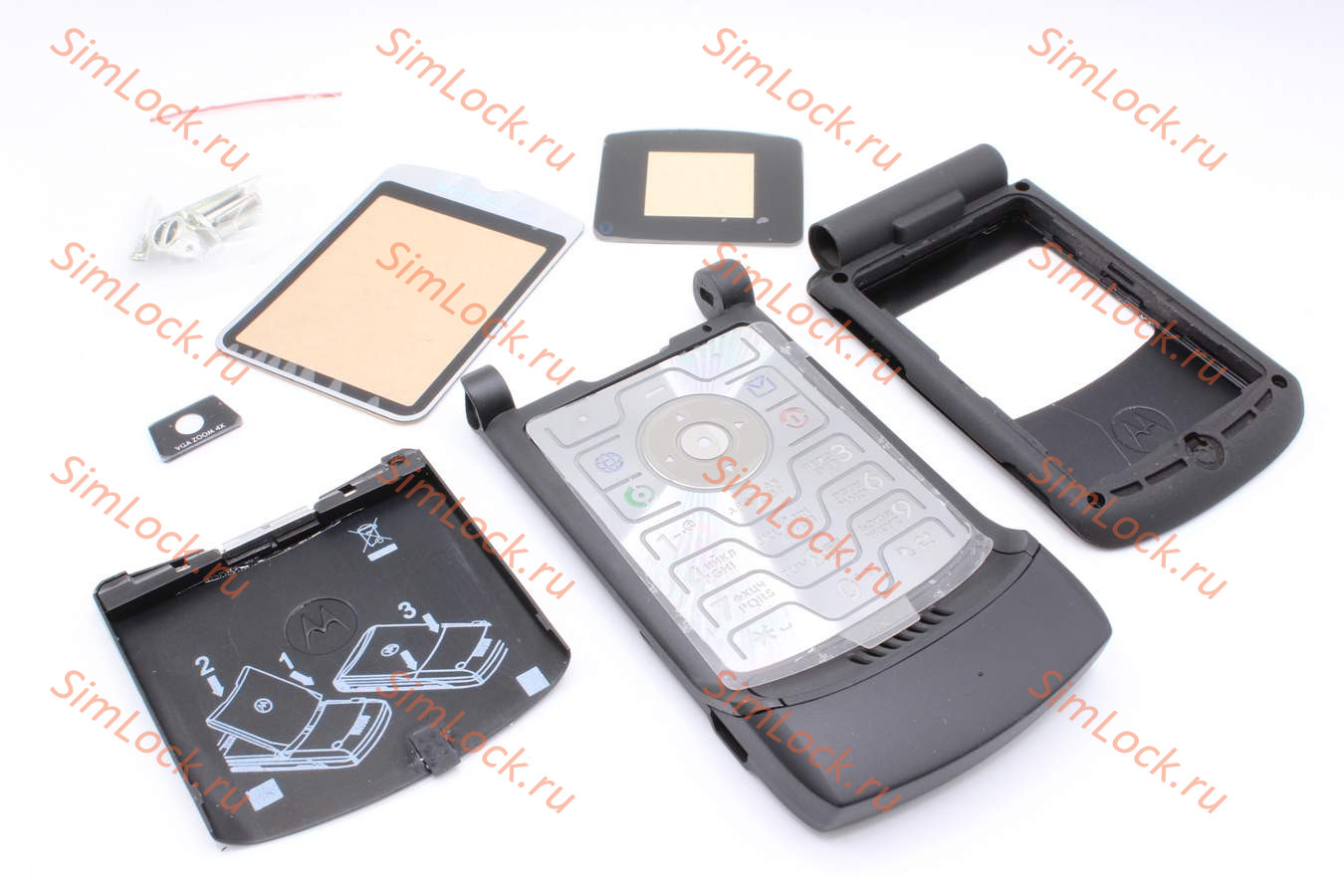 Motorola V3i - корпус, цвет черный