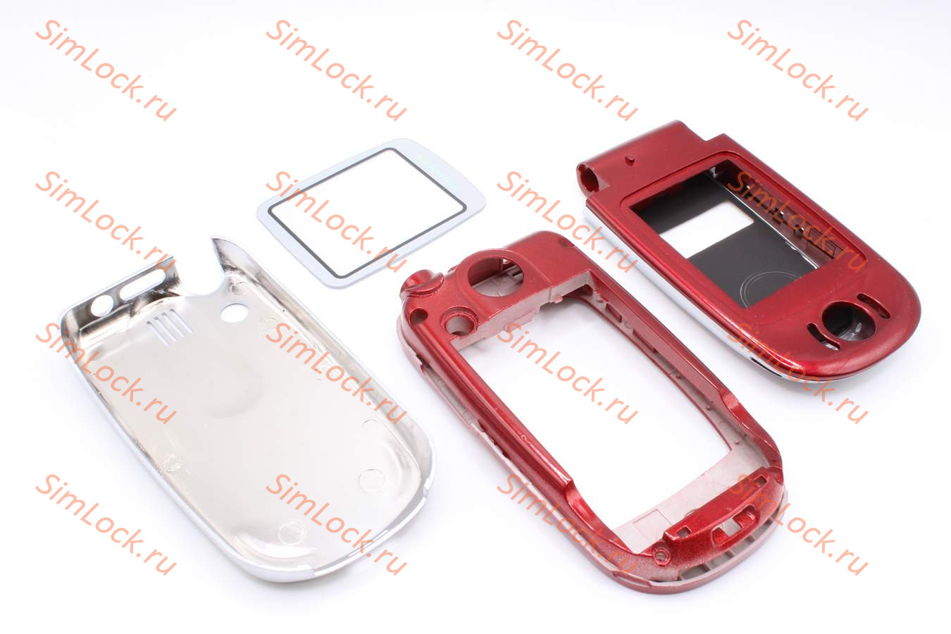 Motorola V600 - корпус, цвет серый+красный