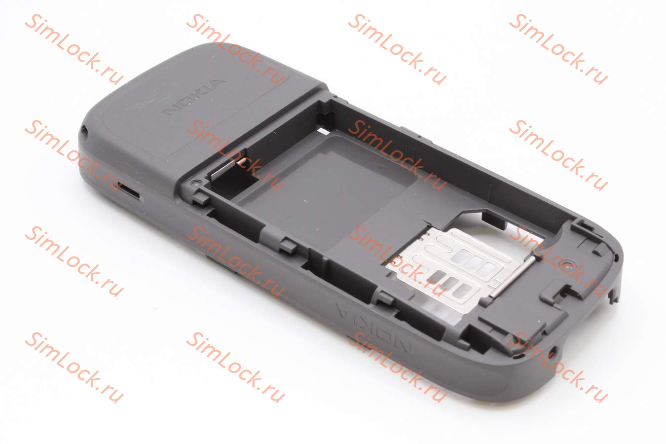 Nokia 1200 - средняя панель, Dark Grey, оригинал