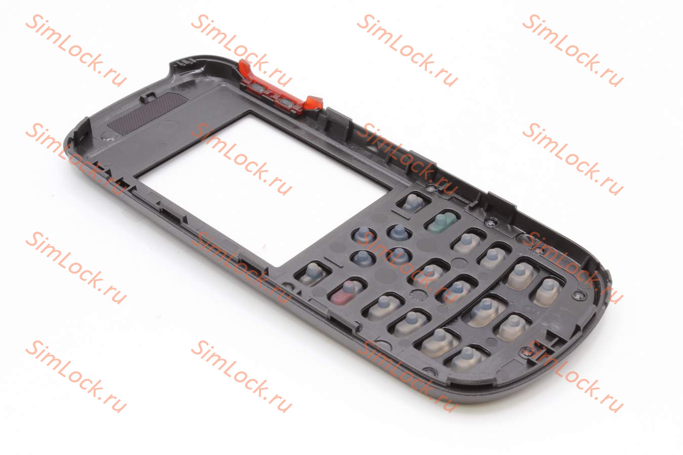 Nokia 1661 - лицевая панель в сборе с клавиатурой, BLACK/BLACK, оригинал