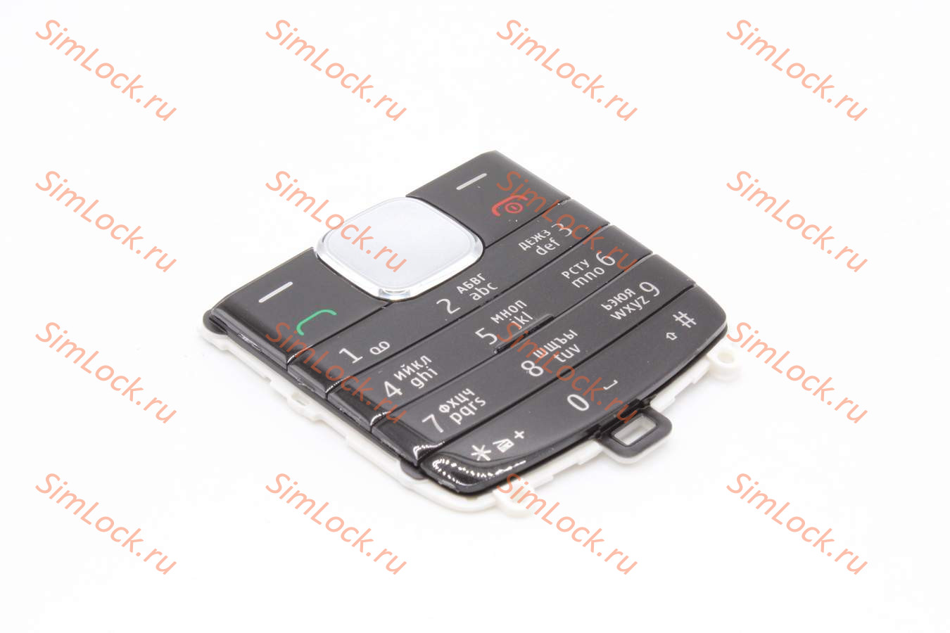 Nokia 1800 - клавиатура, METALLIC BLACK, оригинал