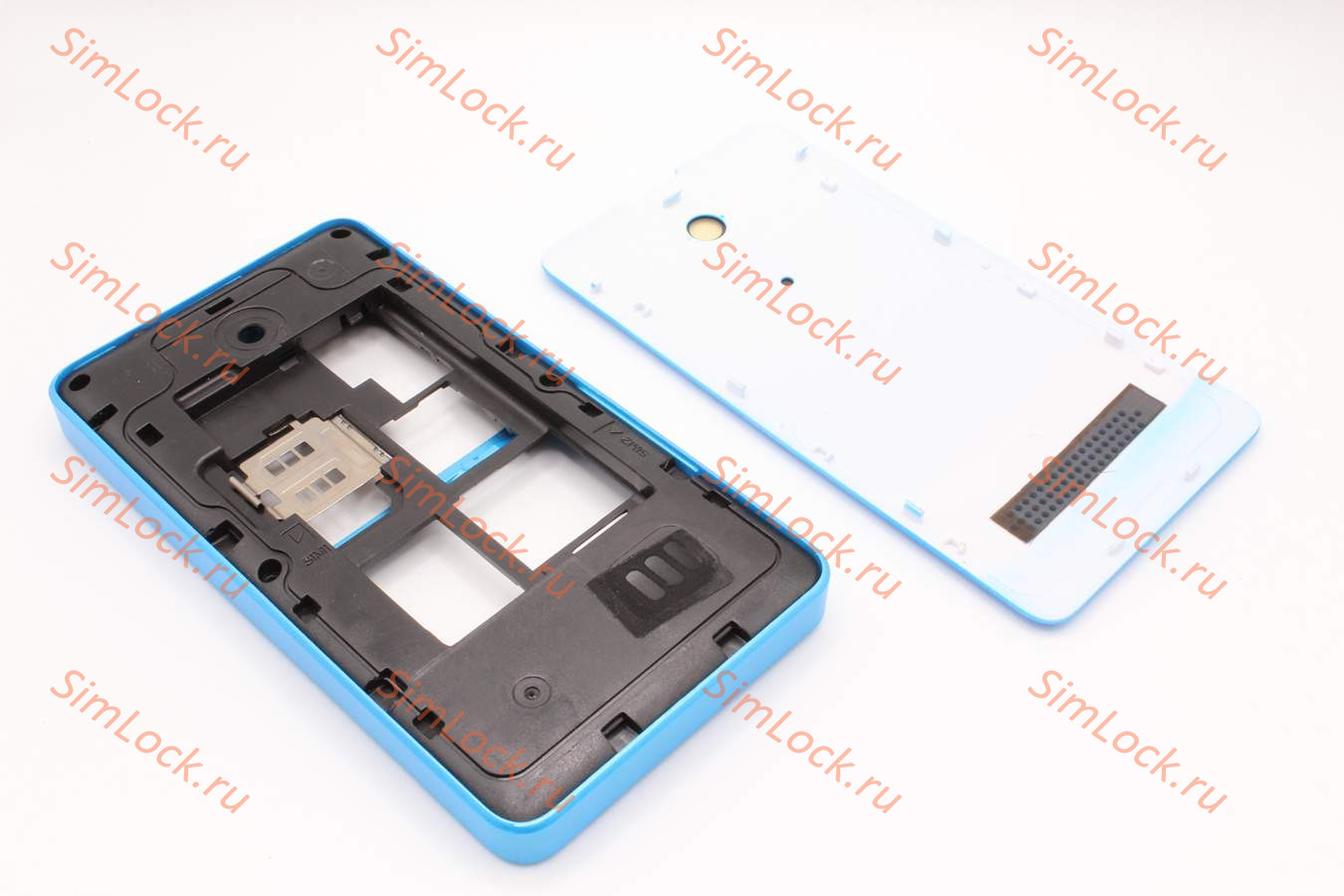 Nokia 210 Asha - корпус, цвет голубой