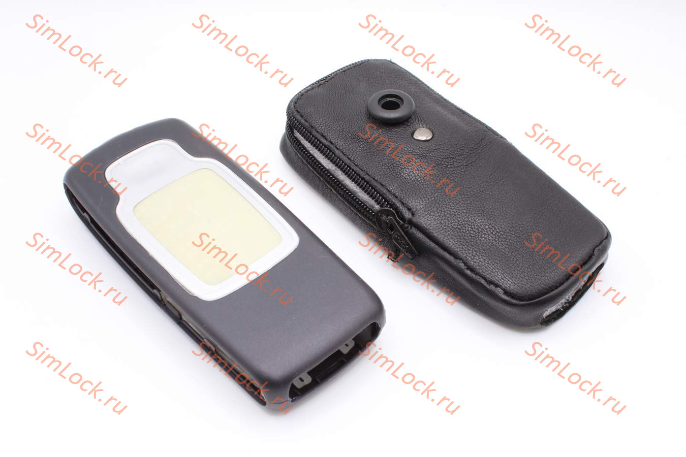 Nokia 2100 - панели, цвет черный + чехол