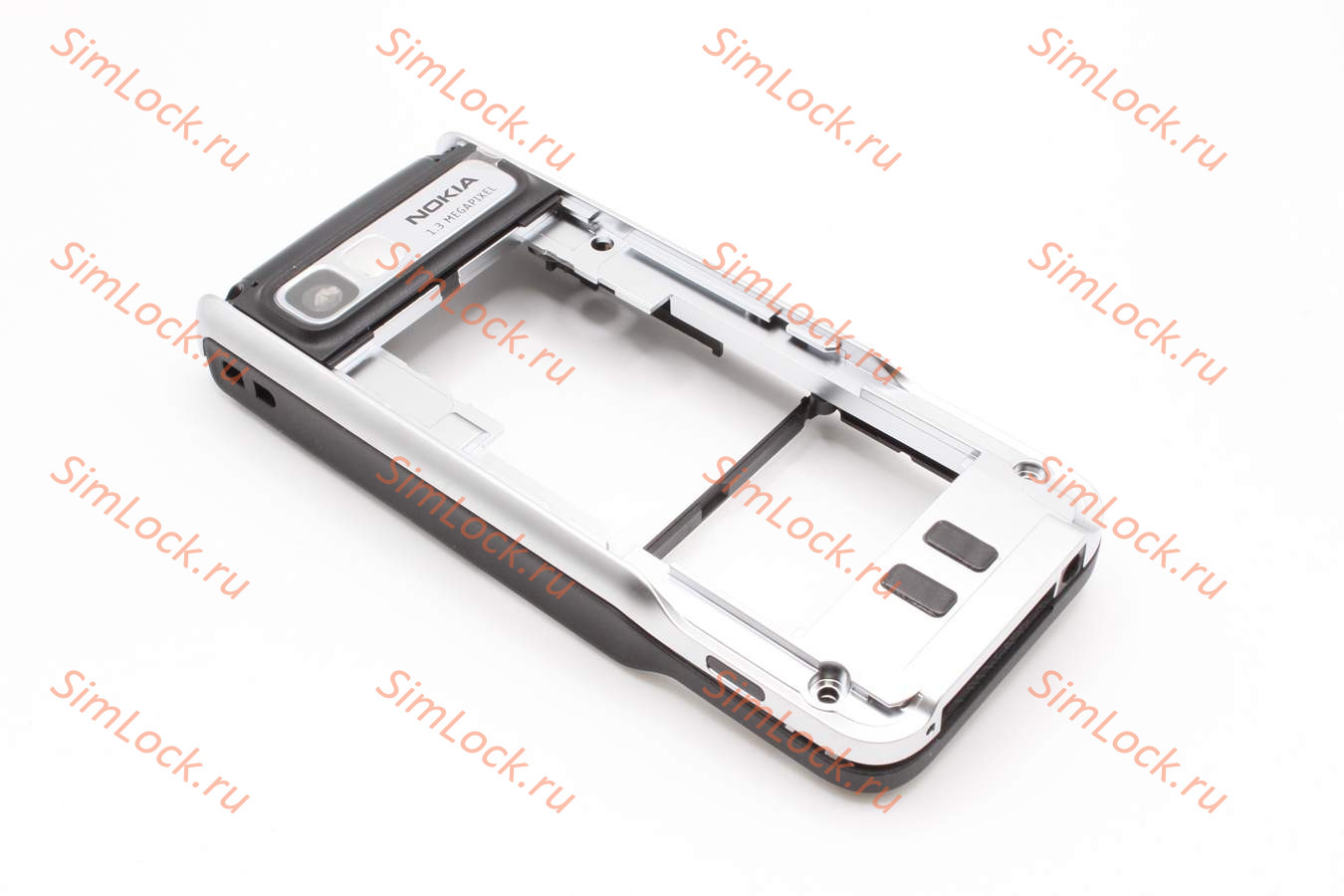 Nokia 3230 - средняя часть корпуса, с микрофоном и вибро, ориг