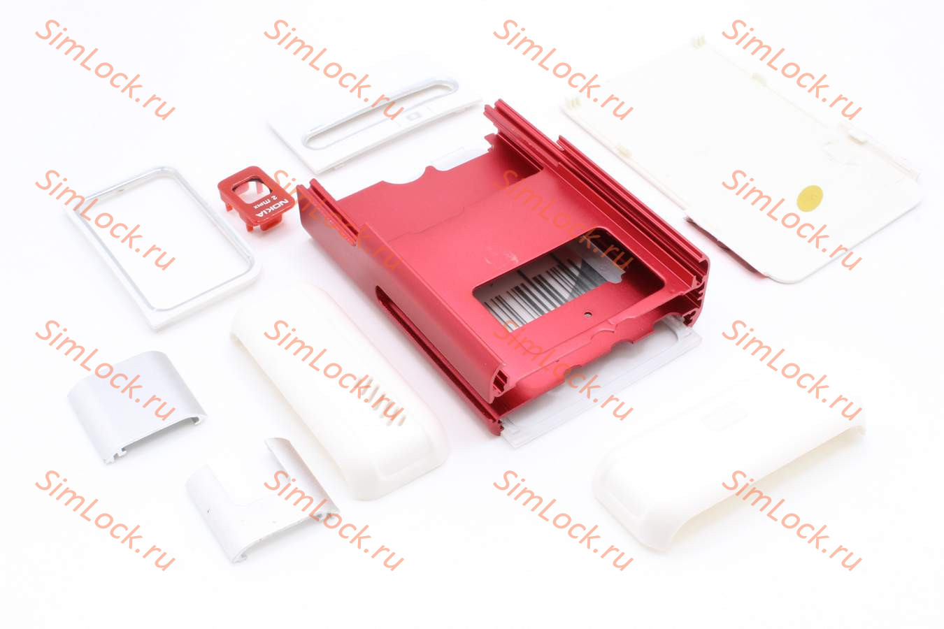 Nokia 3250 - корпус, цвет белый, без средней части