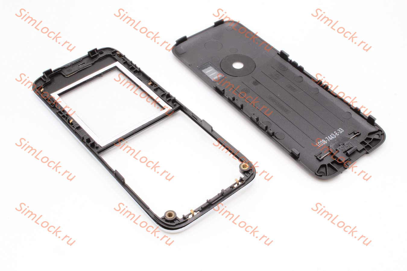 Nokia 3500 classic - панели, передняя серая, задняя черная ST