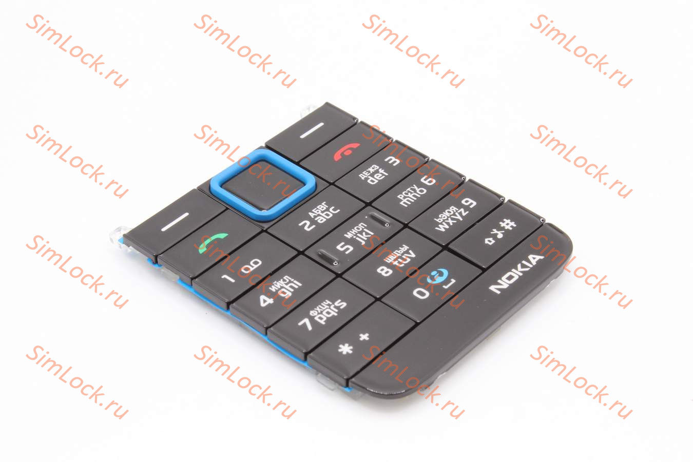 Nokia 3500 classic - клавиатура, цвет черный+синий