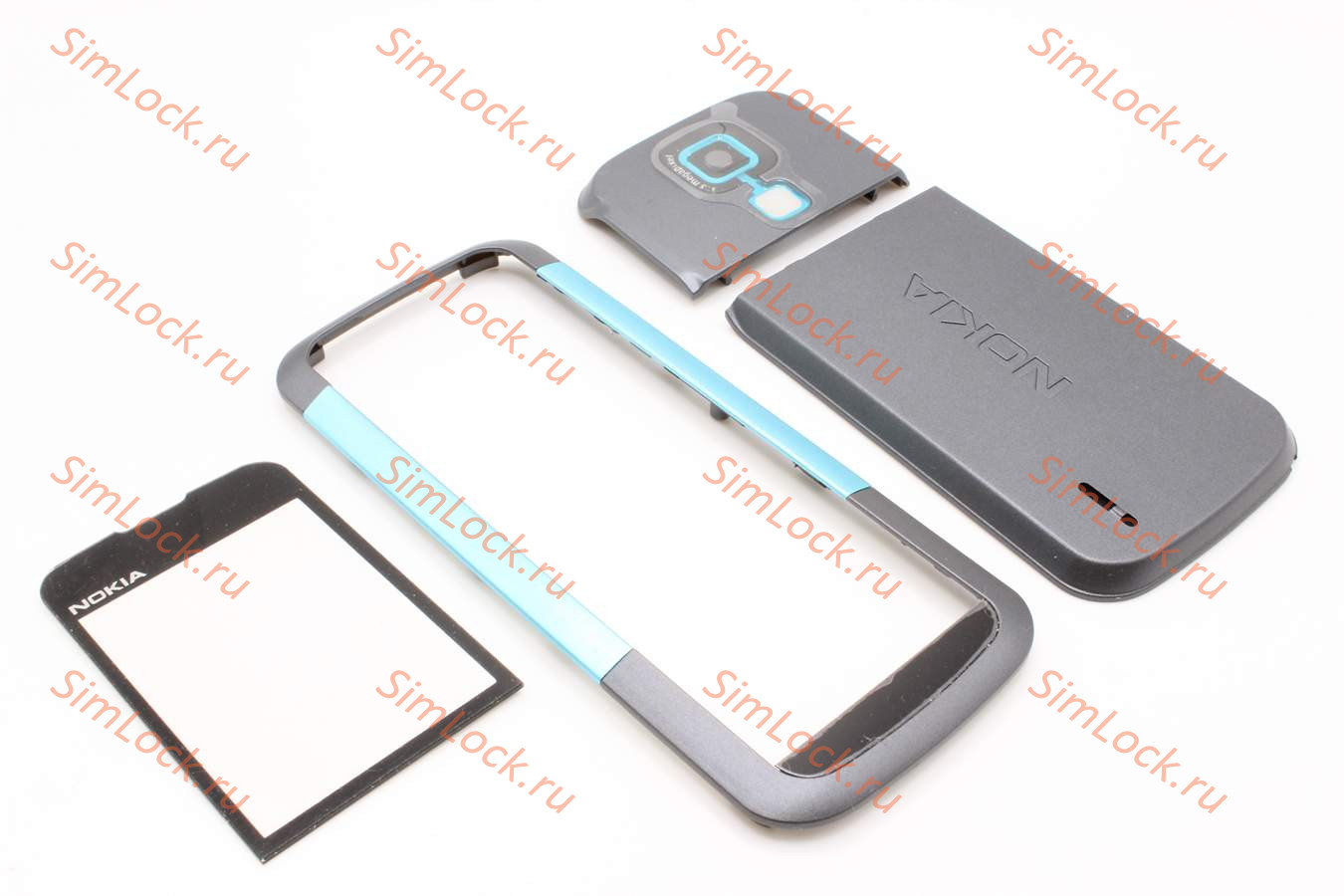 Nokia 5000 - панели, цвет черный+голубой