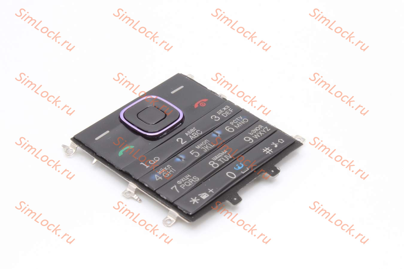 Nokia 5000 - клавиатура, цвет черный+фиолетовый